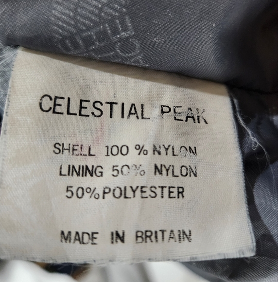 VERY RARE! Light Blue Label NORTH FACE Navy Blue Goretex Jacket MADE IN UK sz M - Picture 12 of 14